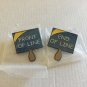 NEW San Diego Comic Con Front of the Line / Back of the Line 1'' Pin Set