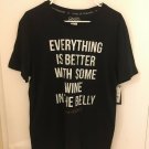New Game of Thrones "Wine In Belly" Medium Black Shirt