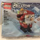 NEW Lego Creator Santa Clause Skiing Polybag Set #30580 - 69 Pieces