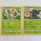 2020 Pokemon Cards Thwackey 013/202 & Rillaboom 015/202