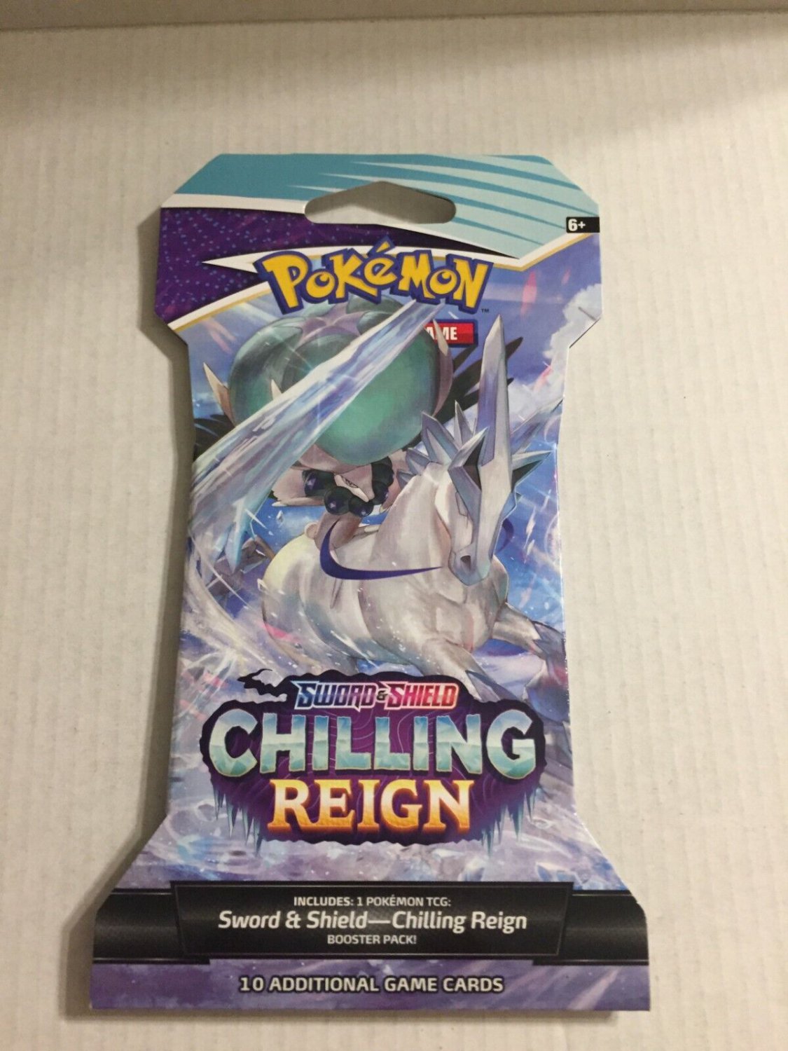 NEW Pokemon Sword and Shield Chilling Reign Glastrier Booster