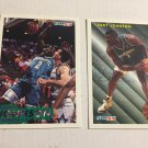 1993-94 Fleer Charlotte Hornets HOF Larry Johnson NBA Trading Cards