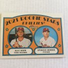 2021 Topps Heritage Philadelphia Phillies Rookies Alec Bohm & Spencer Howard