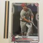 2021 Bowman Baseball Base Card Los Angeles Angels Mike Trout 14'' x 10'' Poster