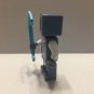 New Authentic Minecraft Special Blue Skin with Pick Axe Lego Minifigure
