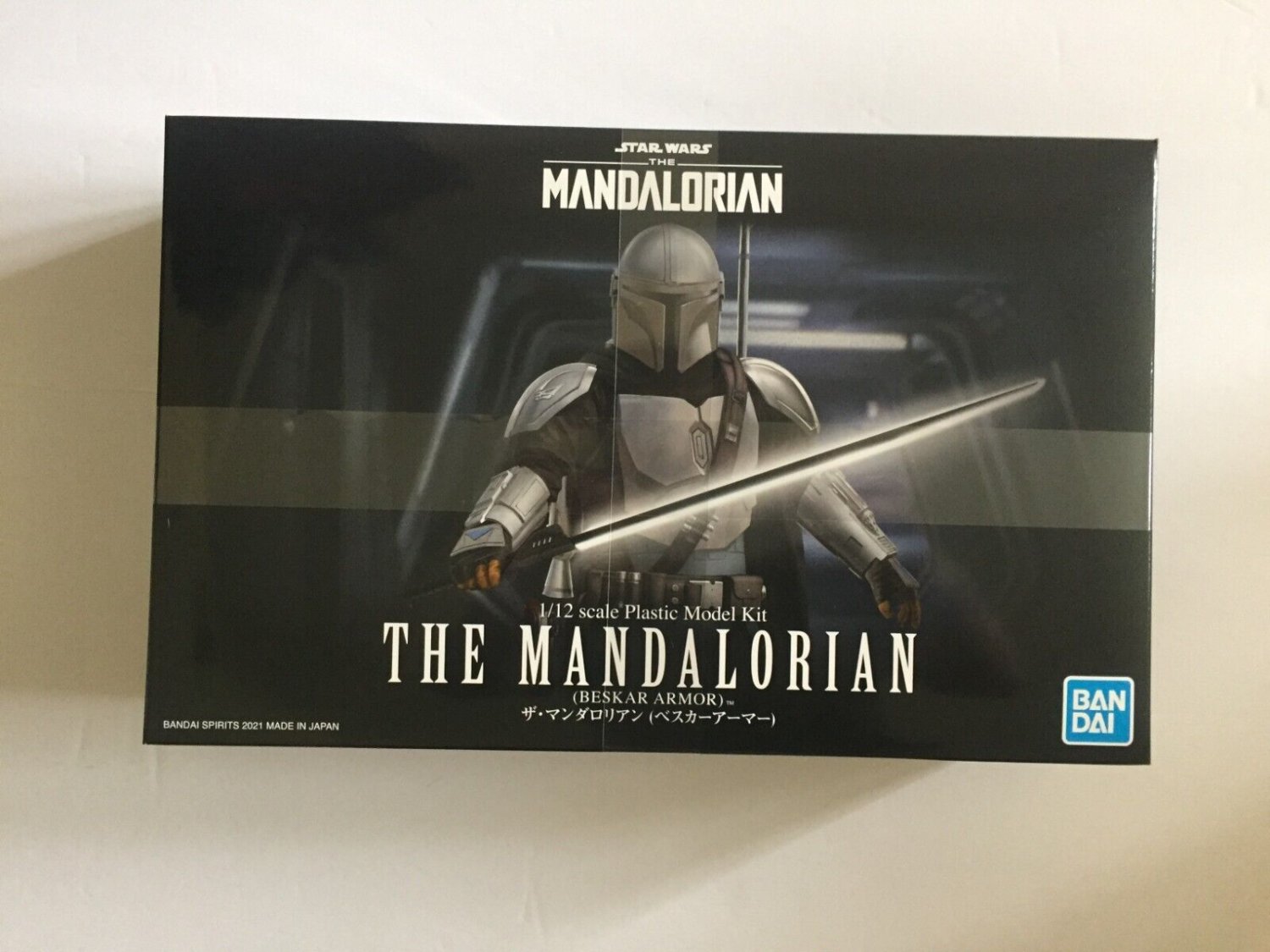 NEW 2022 Bandai Star Wars The Mandalorian Beskar Armor 1:12 Model Kit Figure