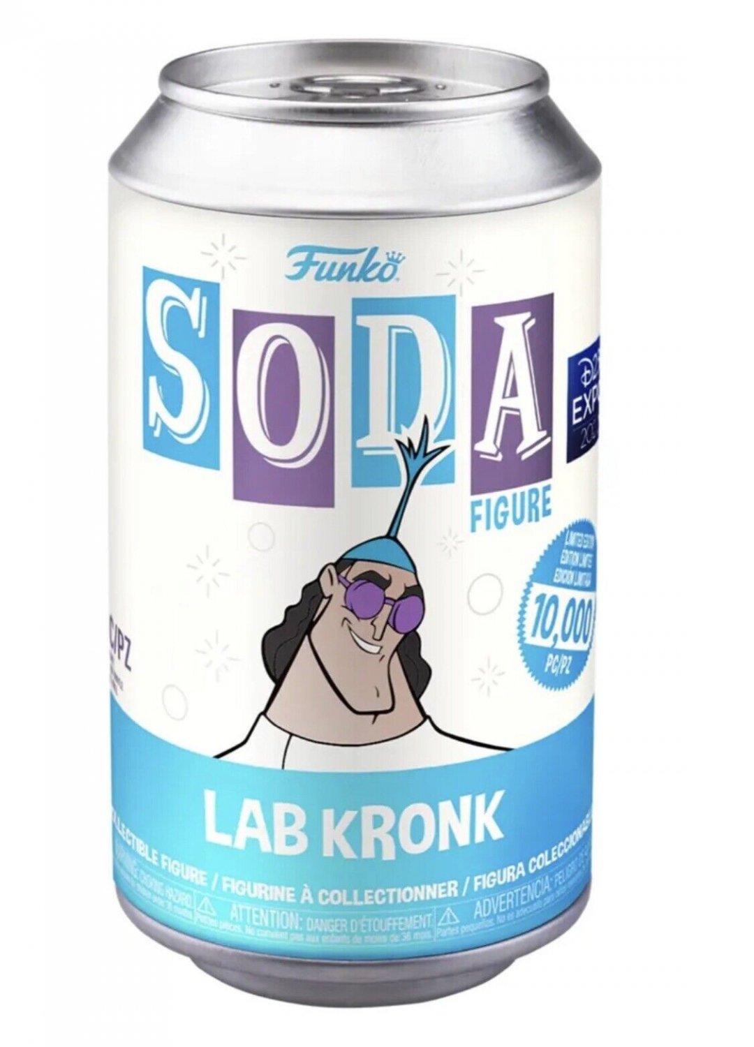 NEW 2022 Disney D23 Expo Exclusive Lab Kronk Soda Funko Figure (Chase?)