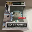 NEW Rick & Morty's Rick with Funnel Hat Exclusive Funko Pop Figure #959