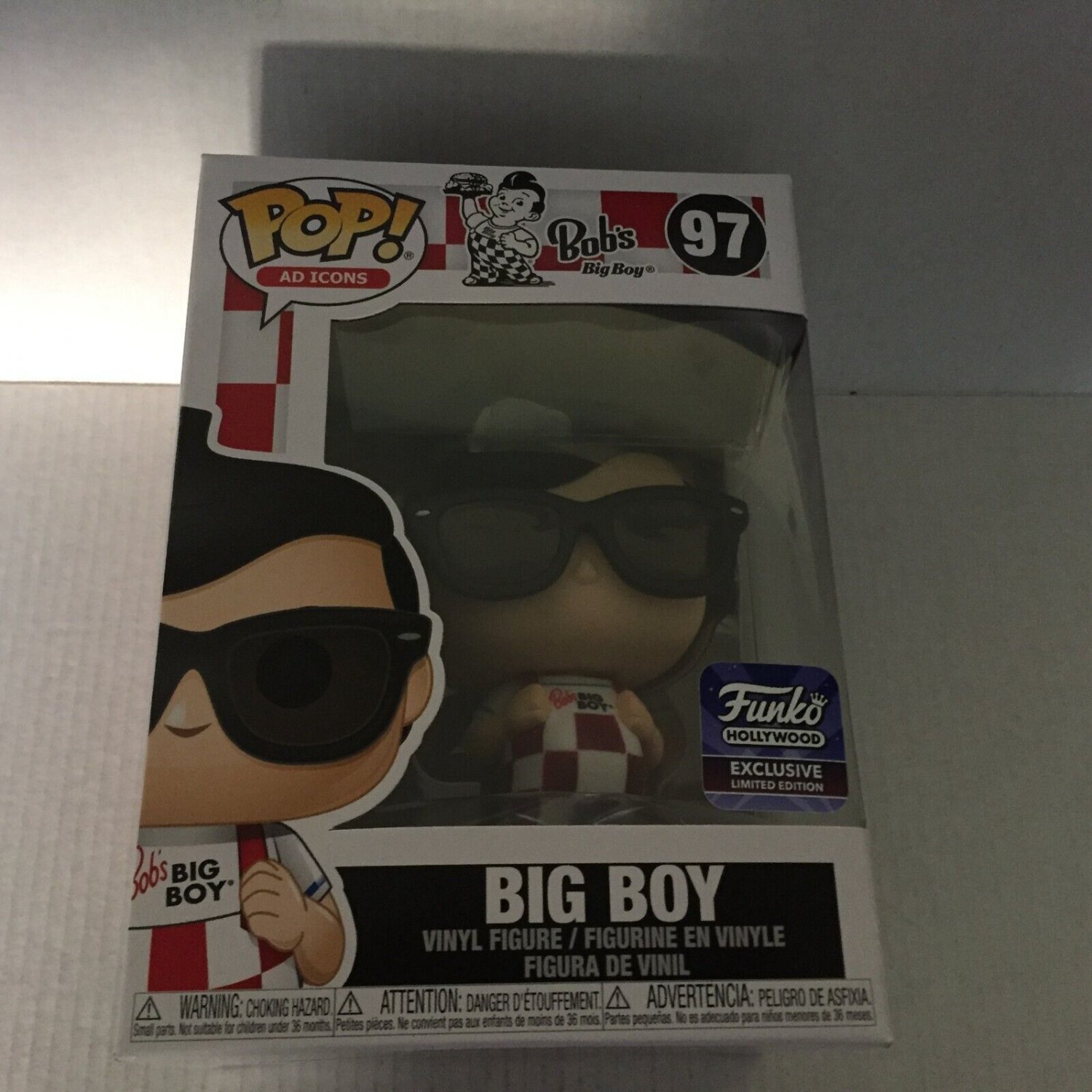 NEW Hollywood Funko Bob's Big Boy Funko Pop Figure #97