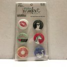 NEW Flea Market Fancy 1" No Llama Drama Flair Pin Buttons 6 piece