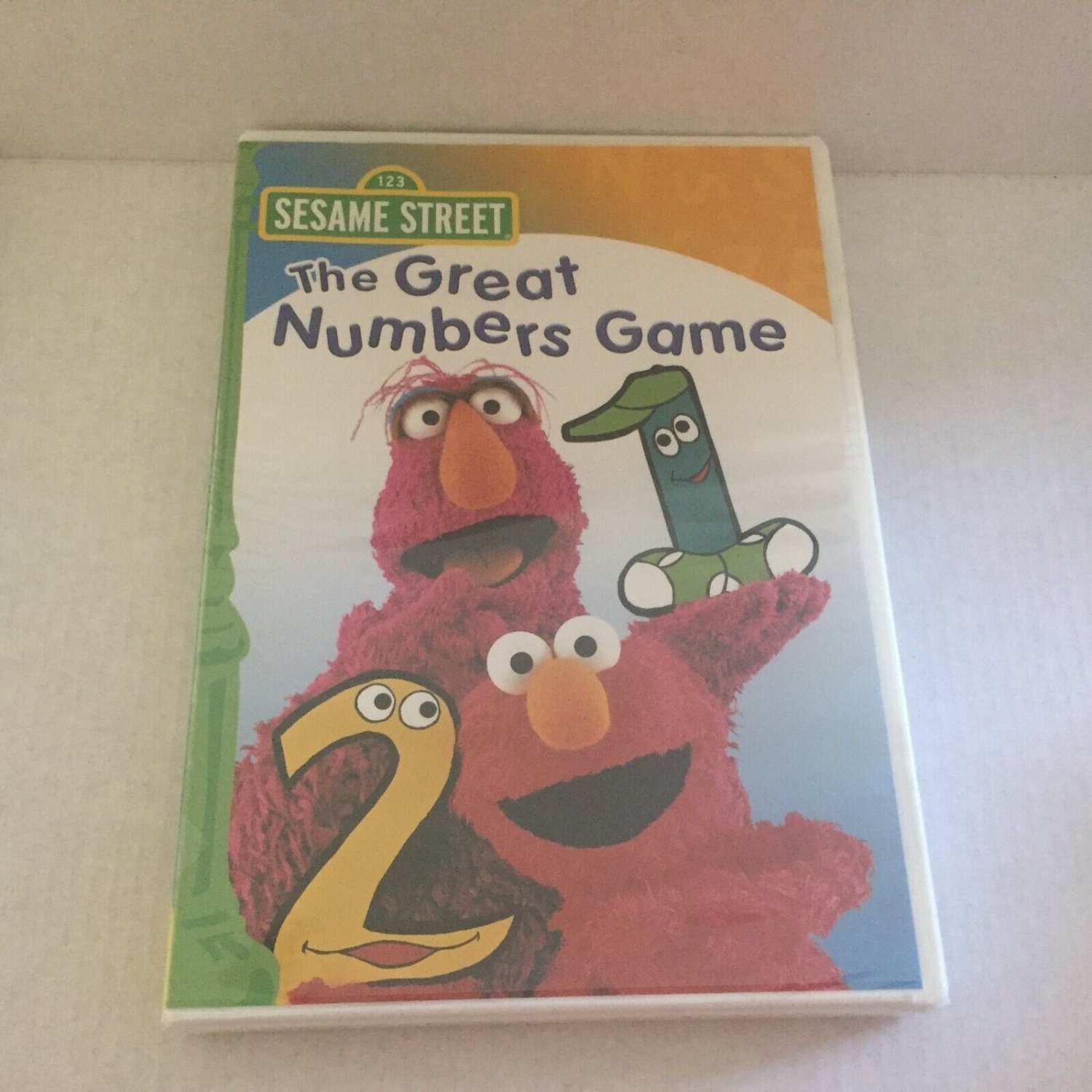 Two Two Sesame Street DVDs - Count on Sports & Great Numbers Game Sealed