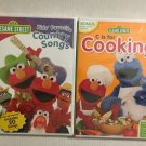 2 New Sesame Street DVDs Sealed - Kids' Favorite Country Songs & C is for Cookin