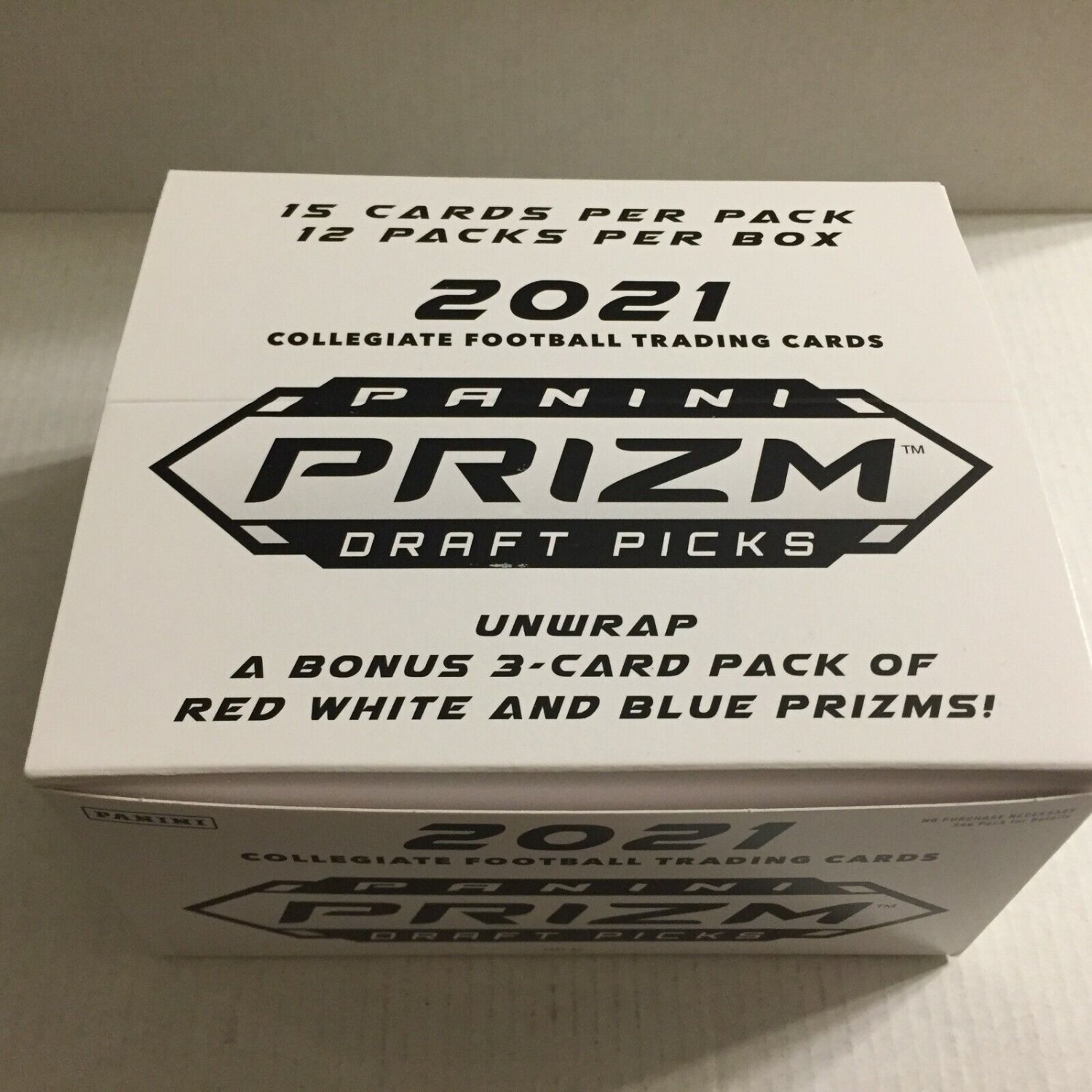 NEW 2021 Panini NFL Prizm Draft Picks Football Trading Cards - 12 Packs