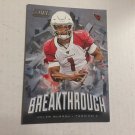 2020 Panini Score Football Arizona Cardinals Kyler Murray Breakthrough Card B-KM