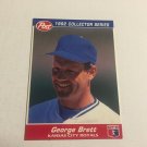1992 Post Cereal Kansas City Royals Hall of Famer George Brett Trading Card #11