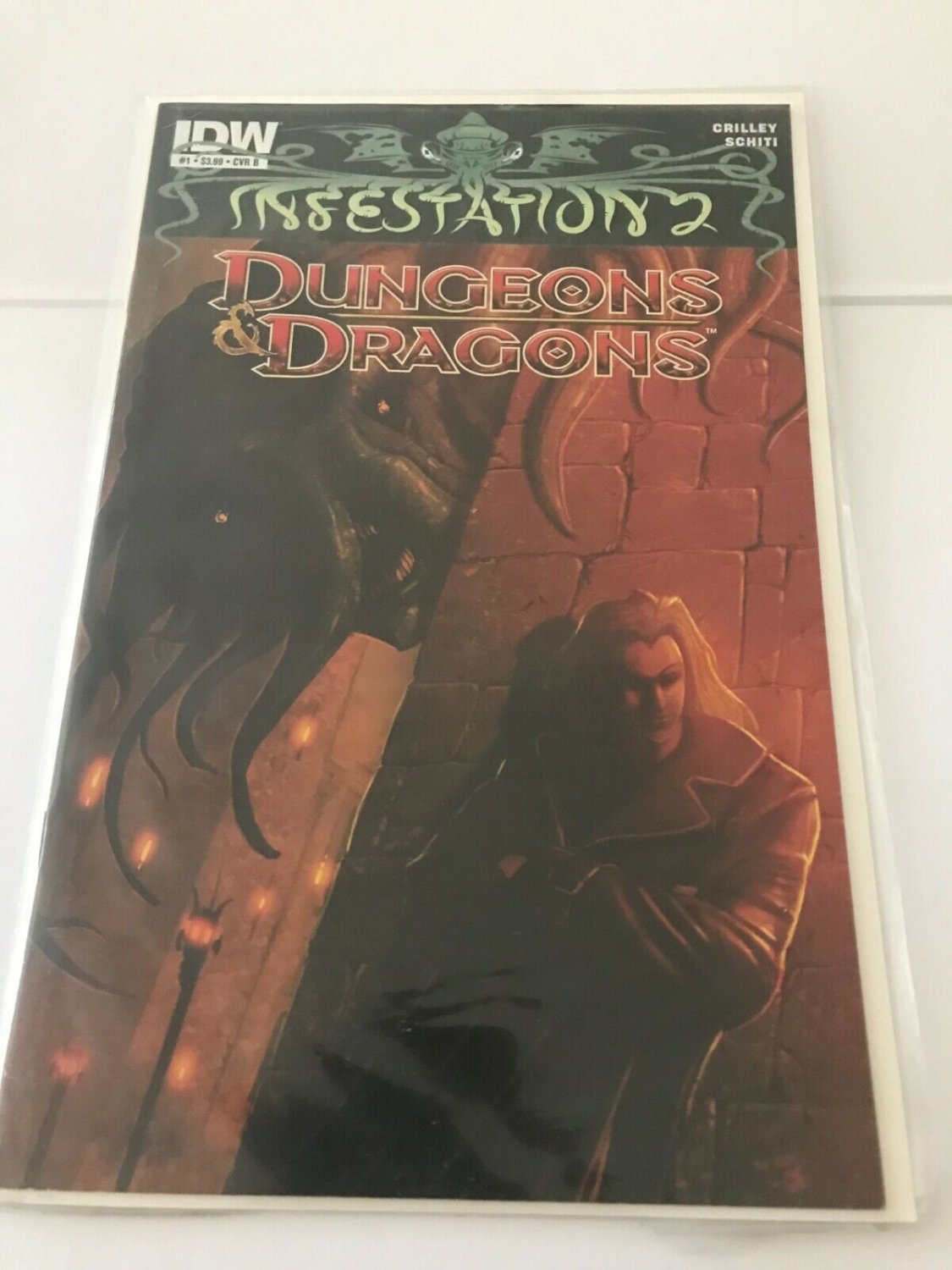 2012 IDW Dungeons & Dragons Infestation Variant Cover #1