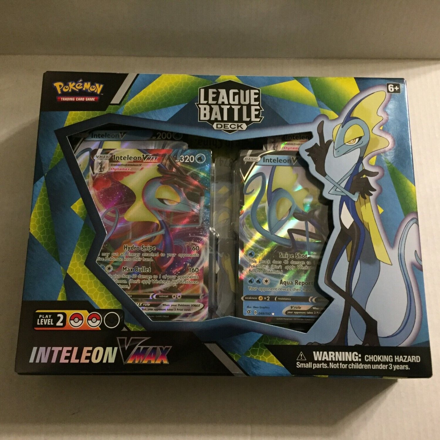 NEW Pokemon TCG: Inteleon VMAX League Battle Deck Box