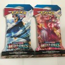 Two New Pokemon Sword & Shield Battle Styles Booster Packs (20 Cards)