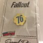 NEW Fallout 76 Enamel Pin New York Comic Con Exclusive