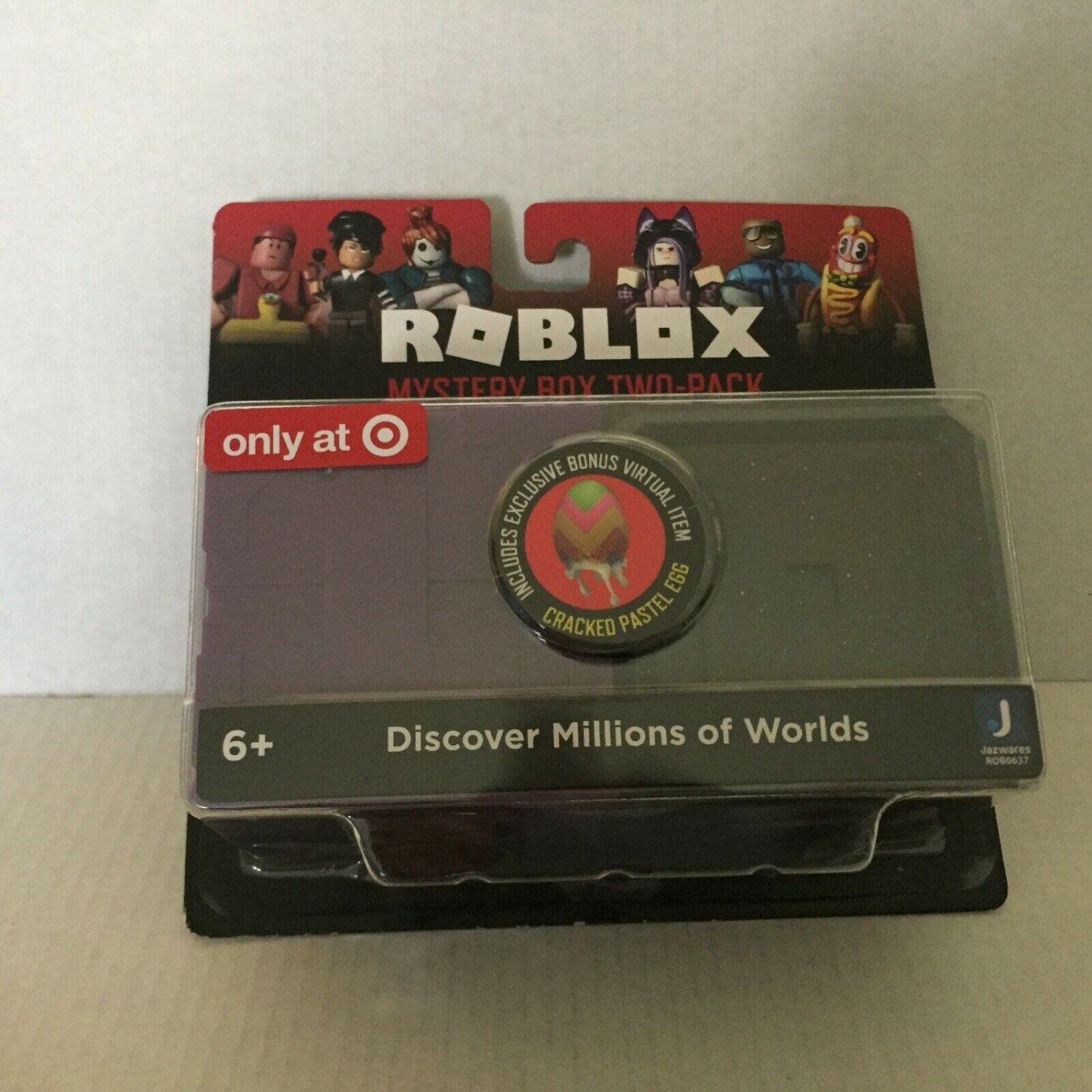 NEW Target Mystery Two Pack Roblox with Extra Cracked Pastel Egg Virtual Code