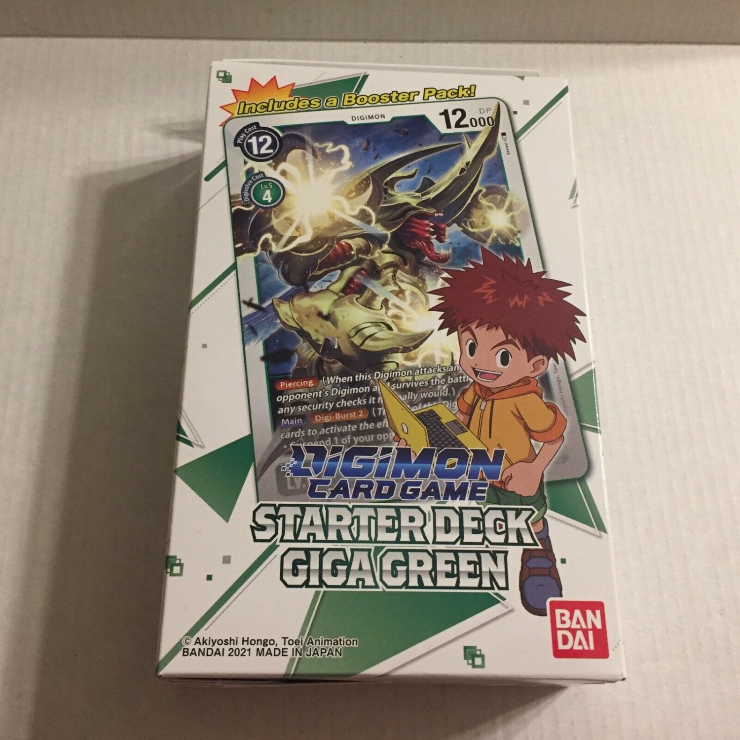 New Digimon Card Game Starter Deck Giga Green - 56 Cards