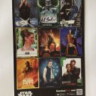 Topps Card Trader Star Wars 11'' x 17'' 9 Card Black Poster