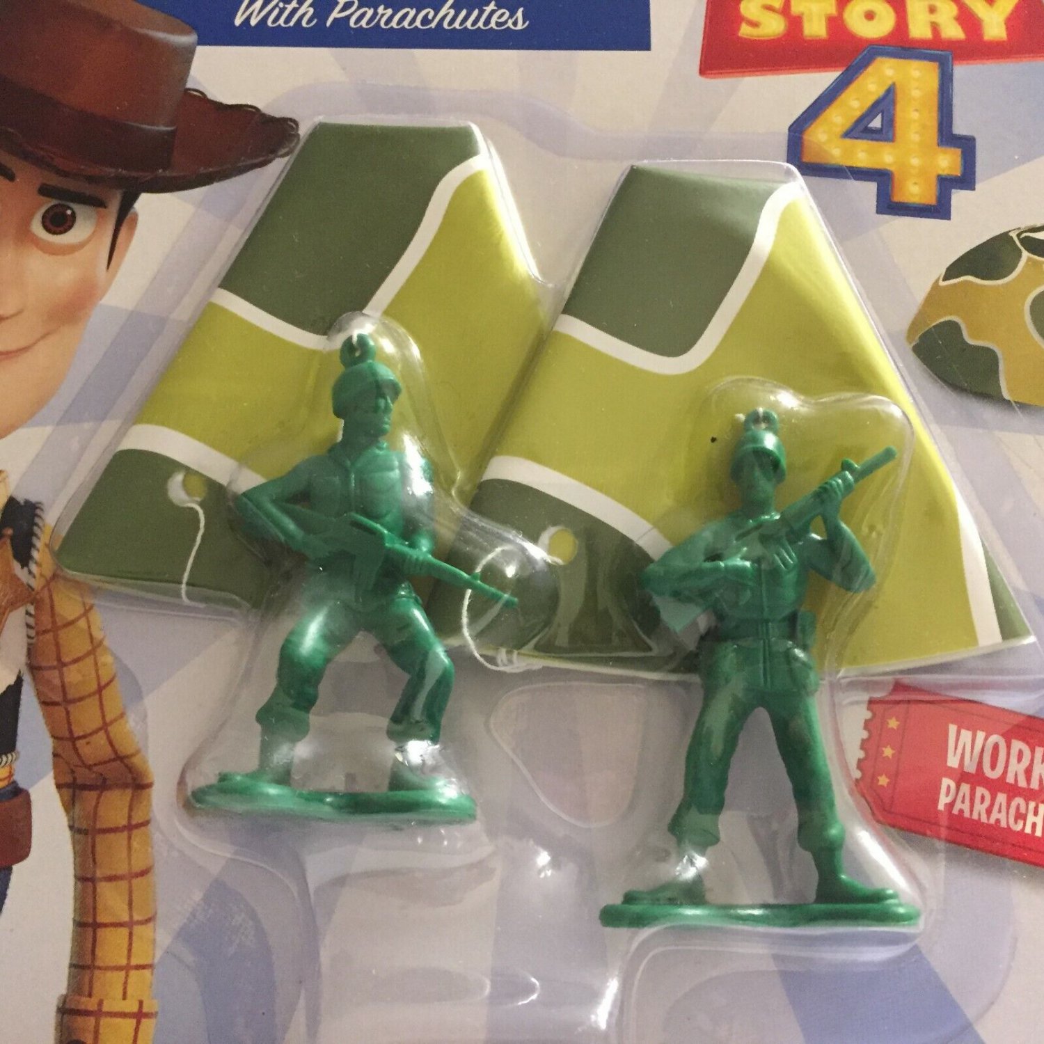 New Toy Story 4 Green Army Men Toy Figures With Parachutes