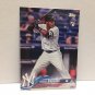 8 Different 2018 New York Yankees Mixed Baseball Cards