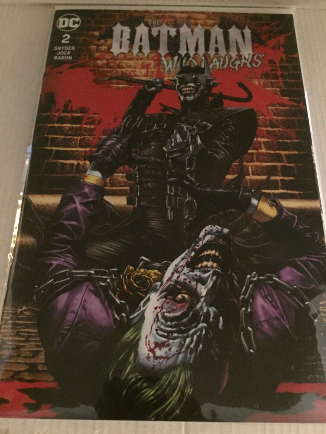 2019 DC Comics The Batman Who Laughs Mico Suayan Trade Dress Variant #2