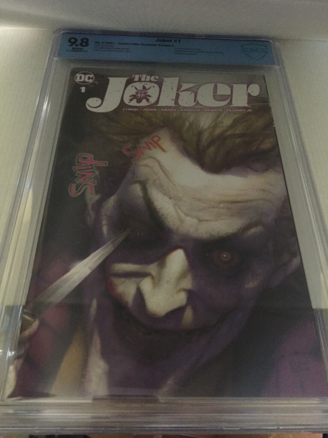 2021 DC Comics Joker #1 Ryan Brown Variant CBCS Graded 9.8