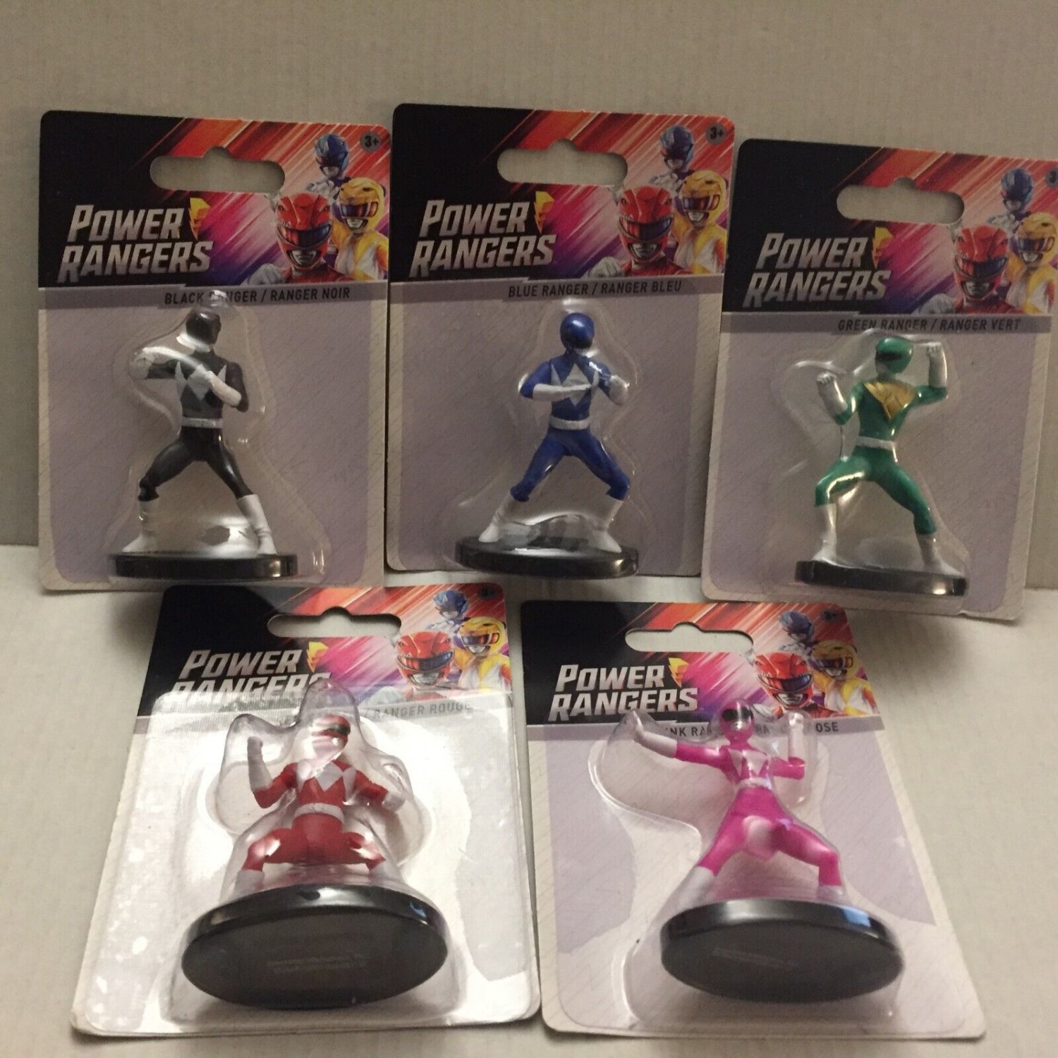 NEW Power Rangers 2.5'' Figures Set