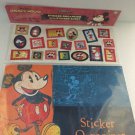 NEW Disney Mickey Mouse Sticker Organizer with Sticker Sheet NEW Disney Mickey Mouse Sticker Organizer with Sticker Sheet