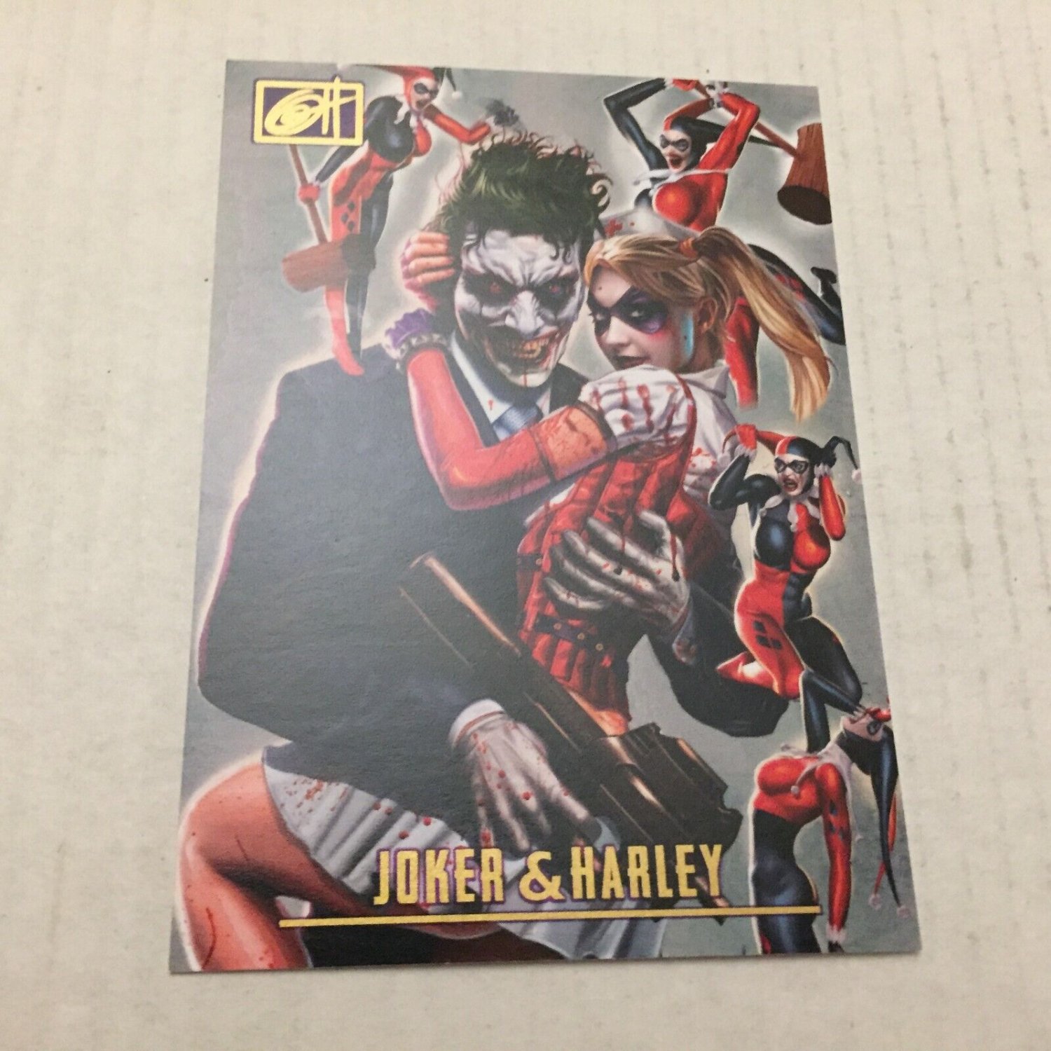 2022 DC Comics Joker & Harley Greg Horn Art Trading Card #15