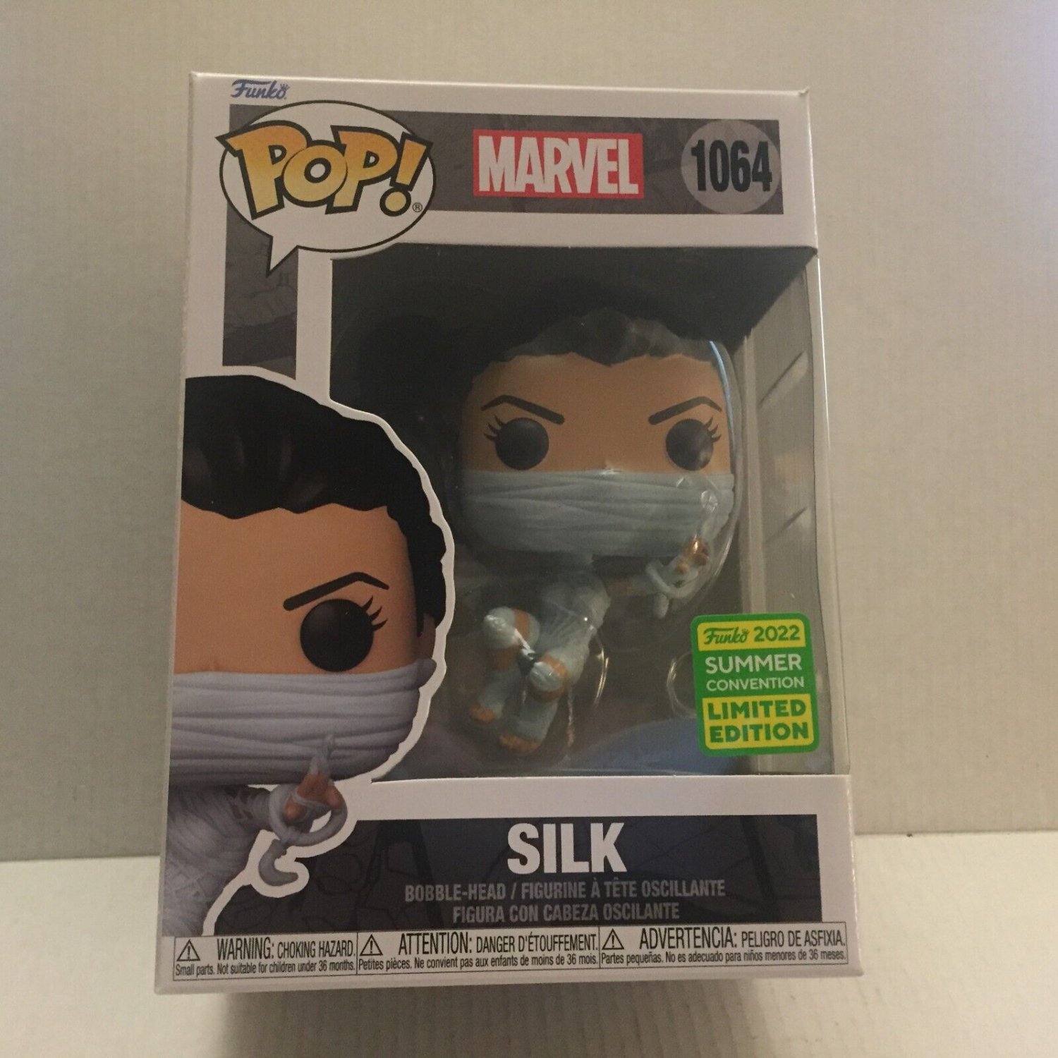 NEW 2022 Summer Convention Shared Marvel Silk Funko Pop Figure #106