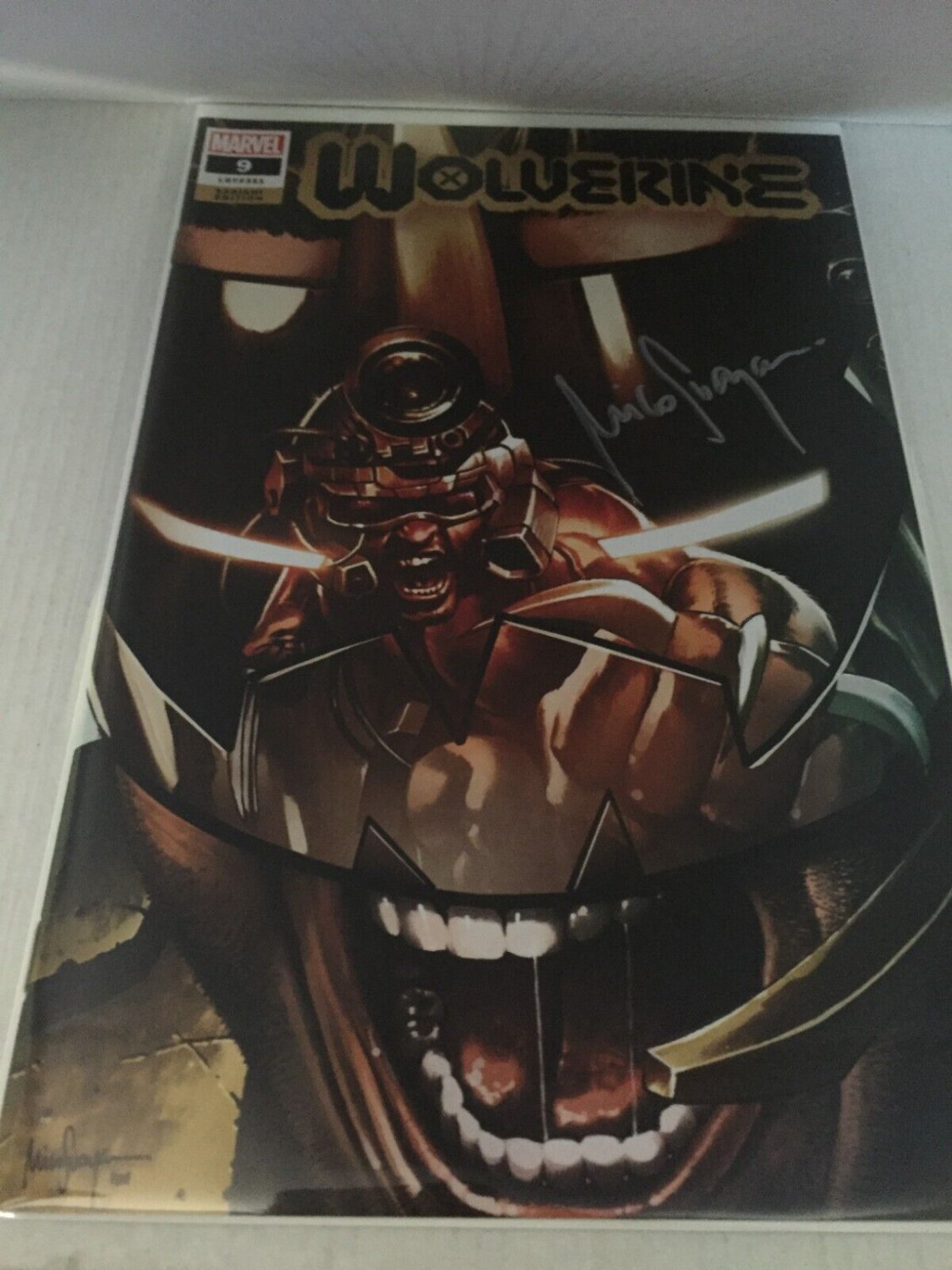 2021 Marvel Wolverine Mico Suayan Variant #9 Signed with COA