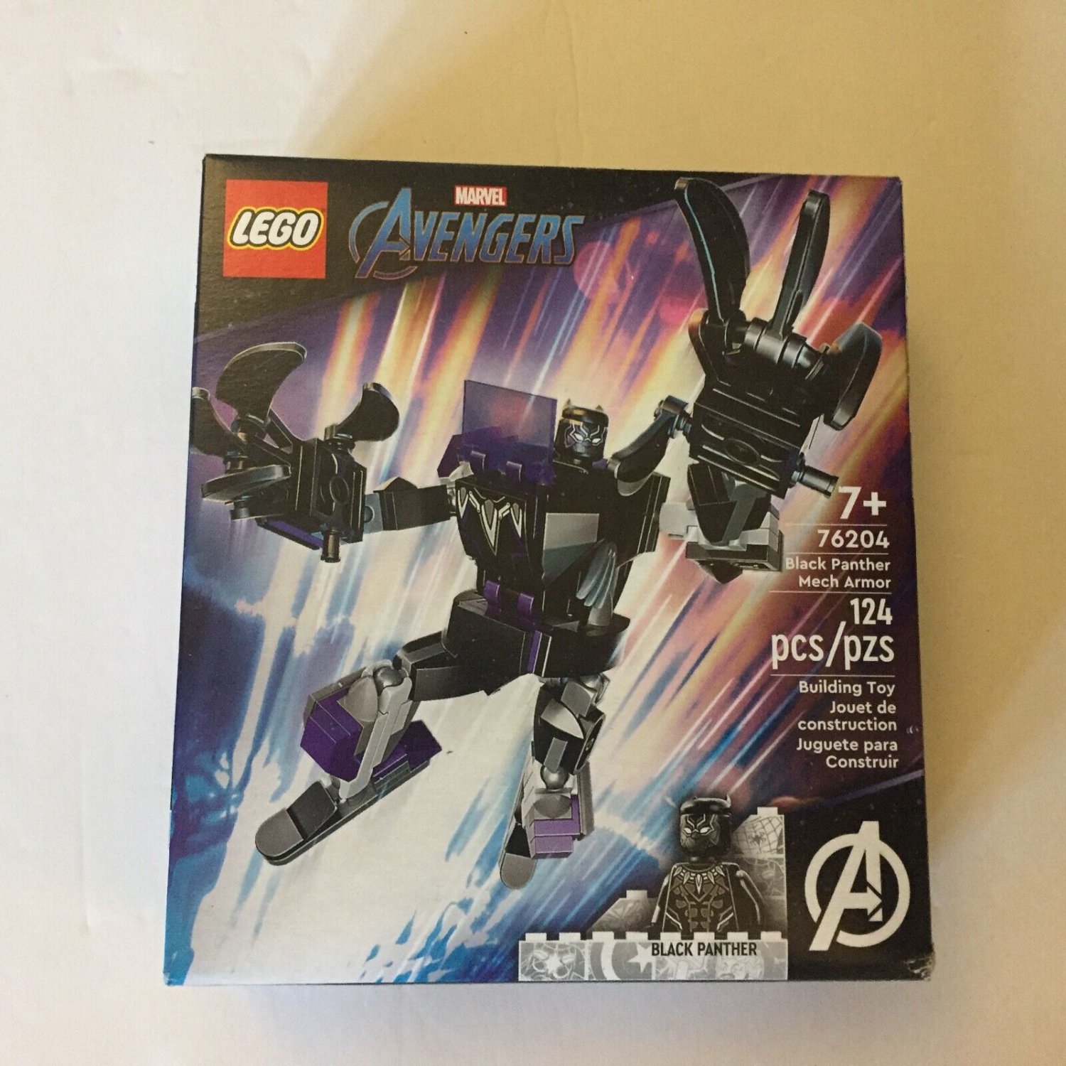 NEW LEGO Super Heroes Marvel Spider-Man Black Panther Mech Armor Set #76204