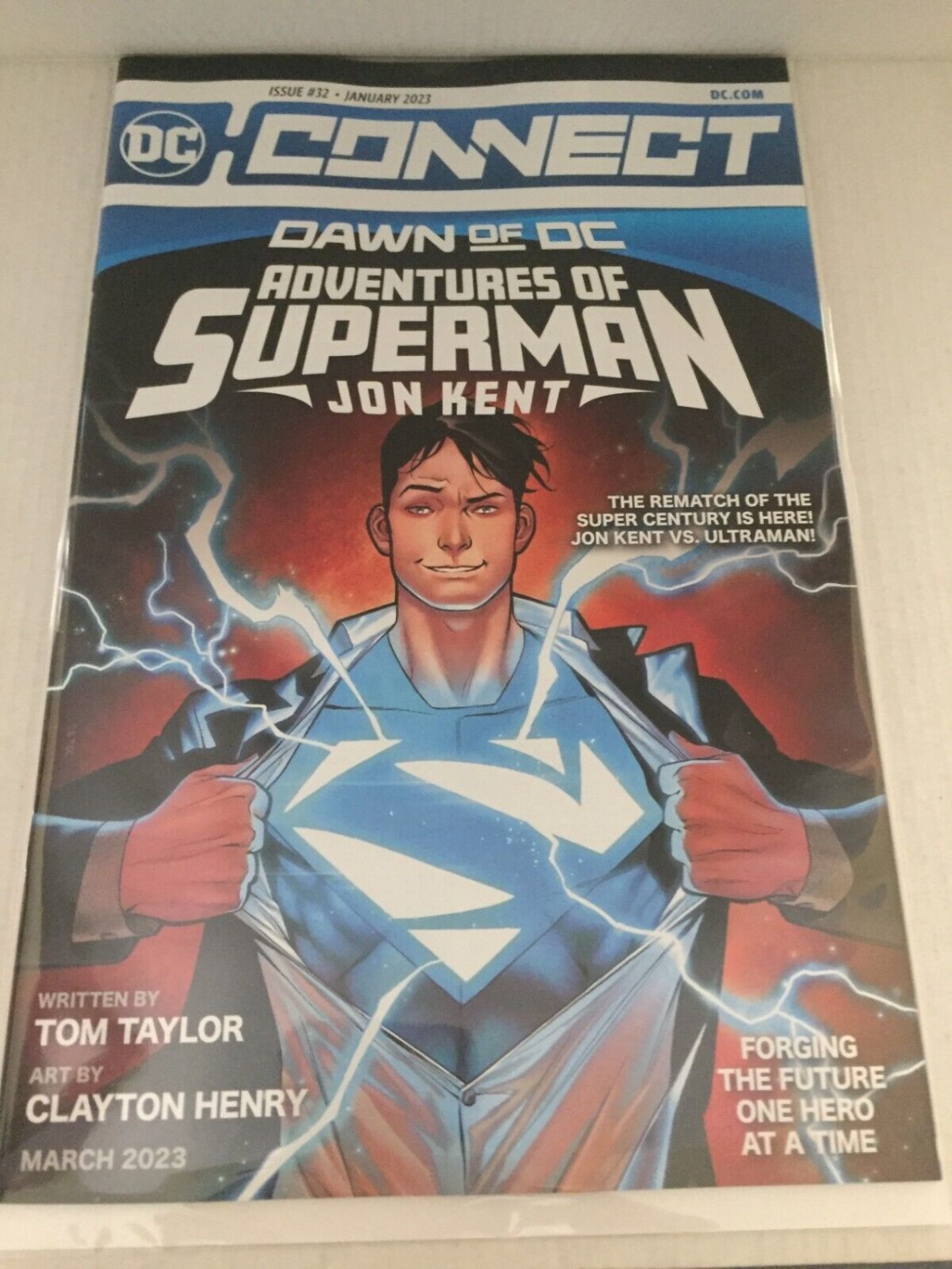 January 2023 DC Comics DC Connect Preview Issue #32 - Jon Kent Cover