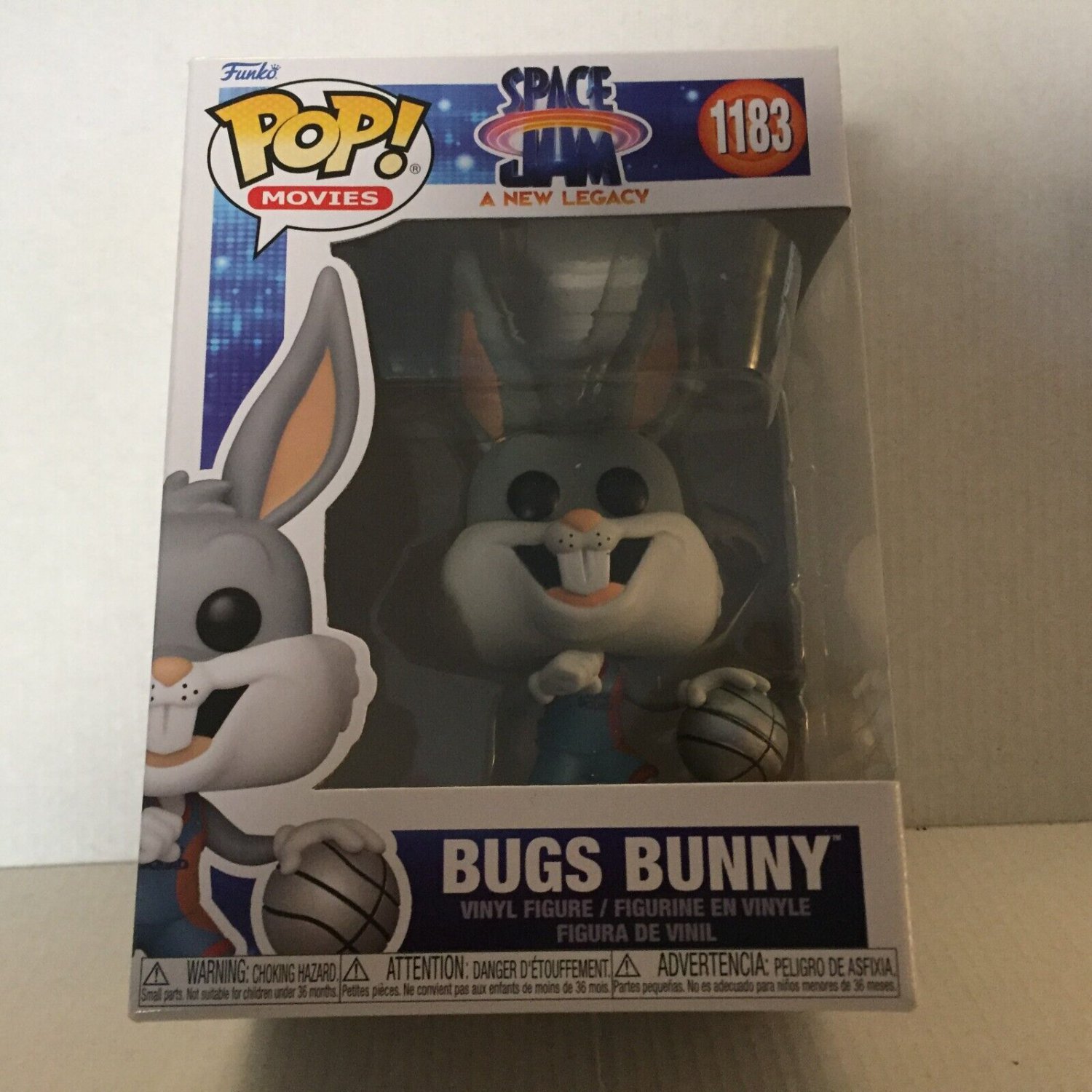 NEW Space Jam Bugs Bunny Funko Pop Figure #1183