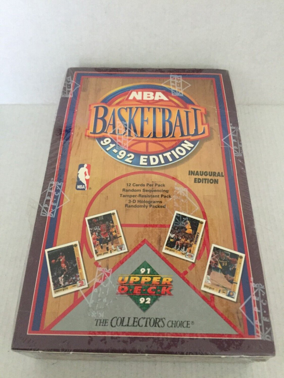 Sealed 1991-92 Inaugural Edition Upper Deck NBA Sealed Basketball Box