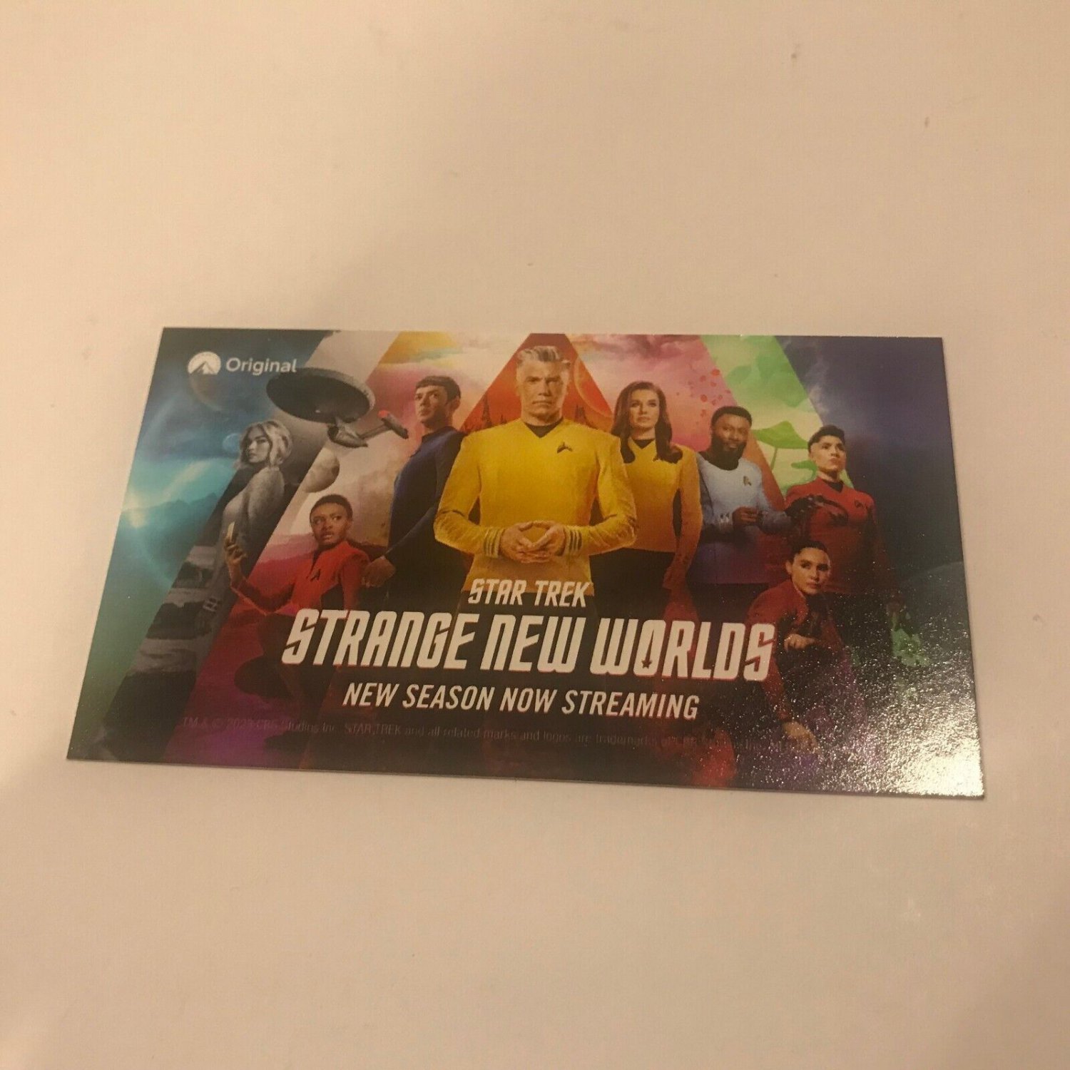 Paramount Plus Star Treck Strange New Worlds Promo Card Code