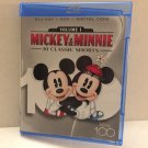 NEW Disney 100 Year Anniversary Mickey & Minnie Blu-Ray Classic Shorts (No DVD N