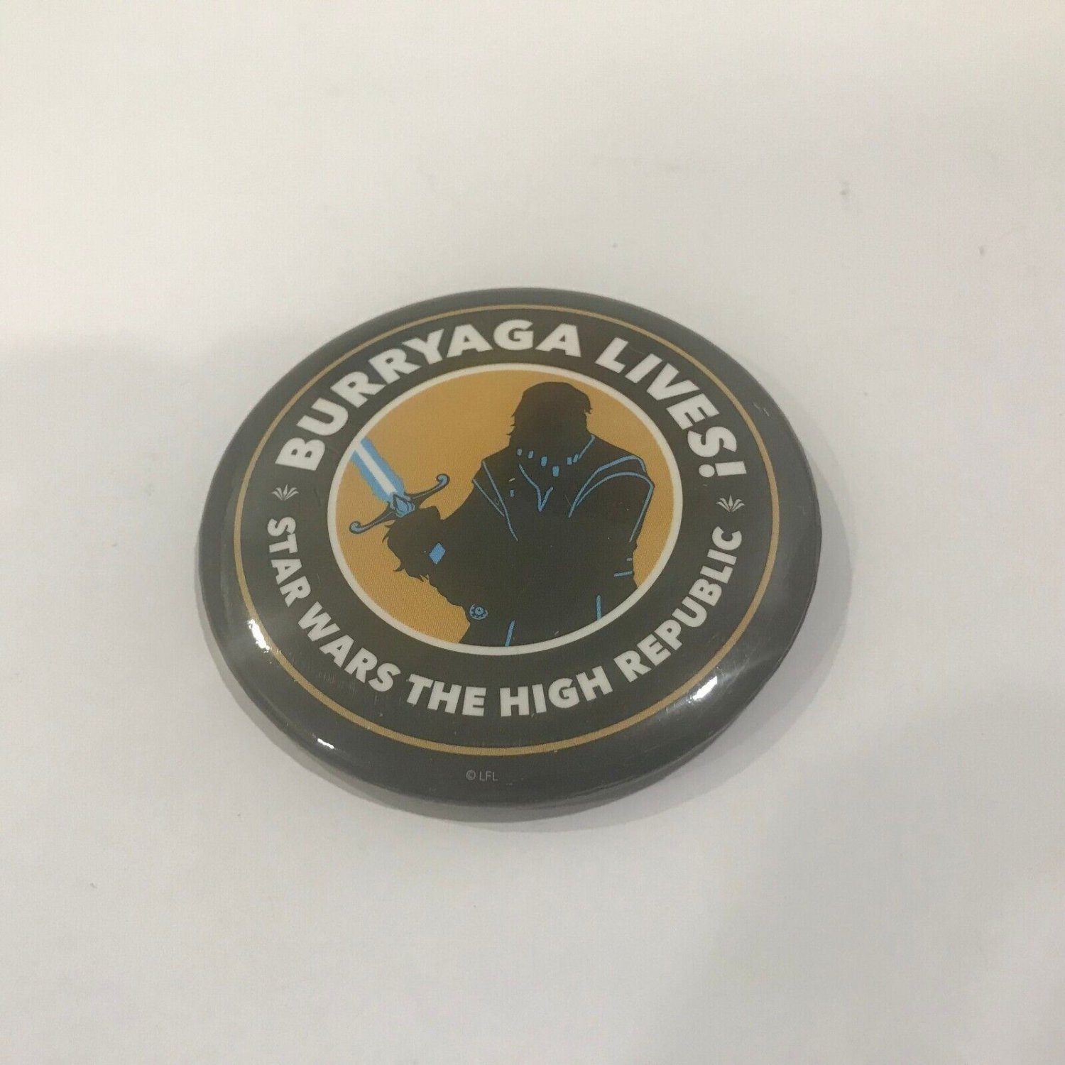 New Star Wars High Republic Burryaga Lives Button from 2023 SDCC Star Wars