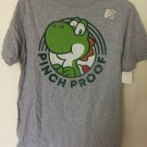 New Nintendo Super Mario Brothers Yoshi Pinch Proof Boys Large T-Shirt