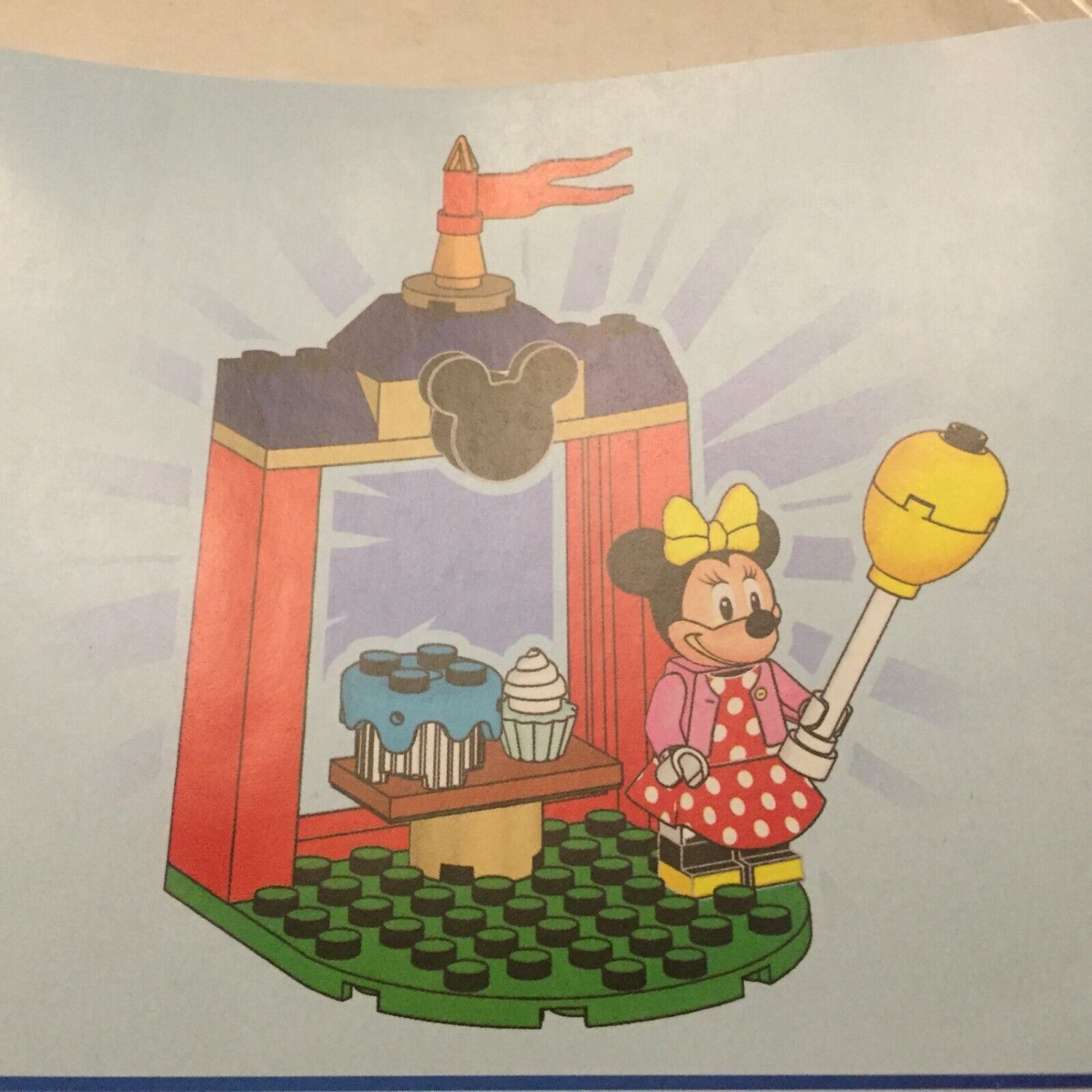 New LEGO Disney Minnie Mouse Train Station Loose Set