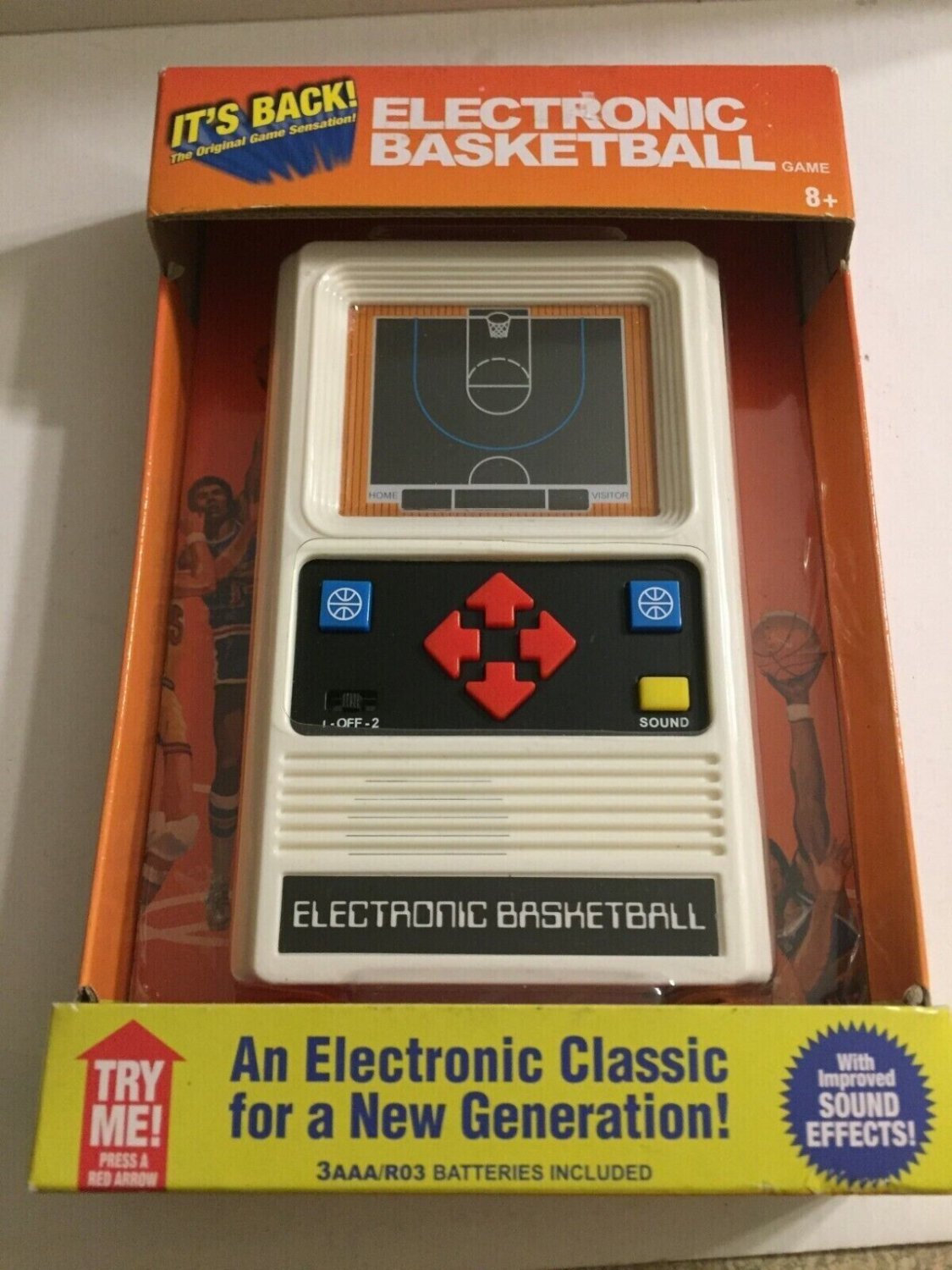 New Classic Handheld Electronic Basketball Game