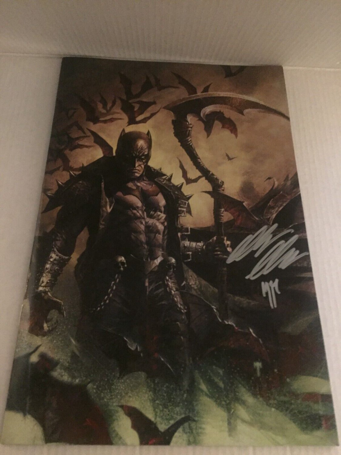 2021 DC Comics Dark Nights Death Metal Virgin Variant #7 Signed by Marco Mastraz