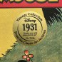 Disney Mickey Mouse Barn Dance 12'' x 9'' Linen Vintage Like Book (1931)