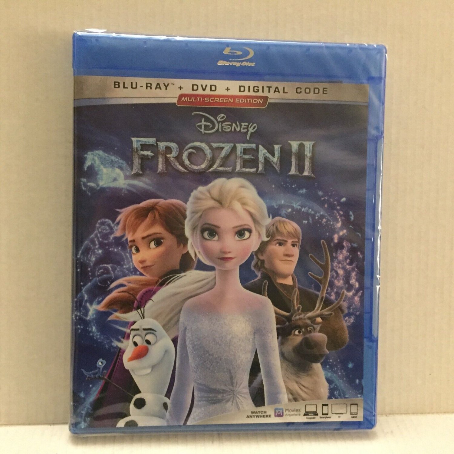 NEW Disney Frozen 2 Animated Movie Blu-Ray + DVD + Digital