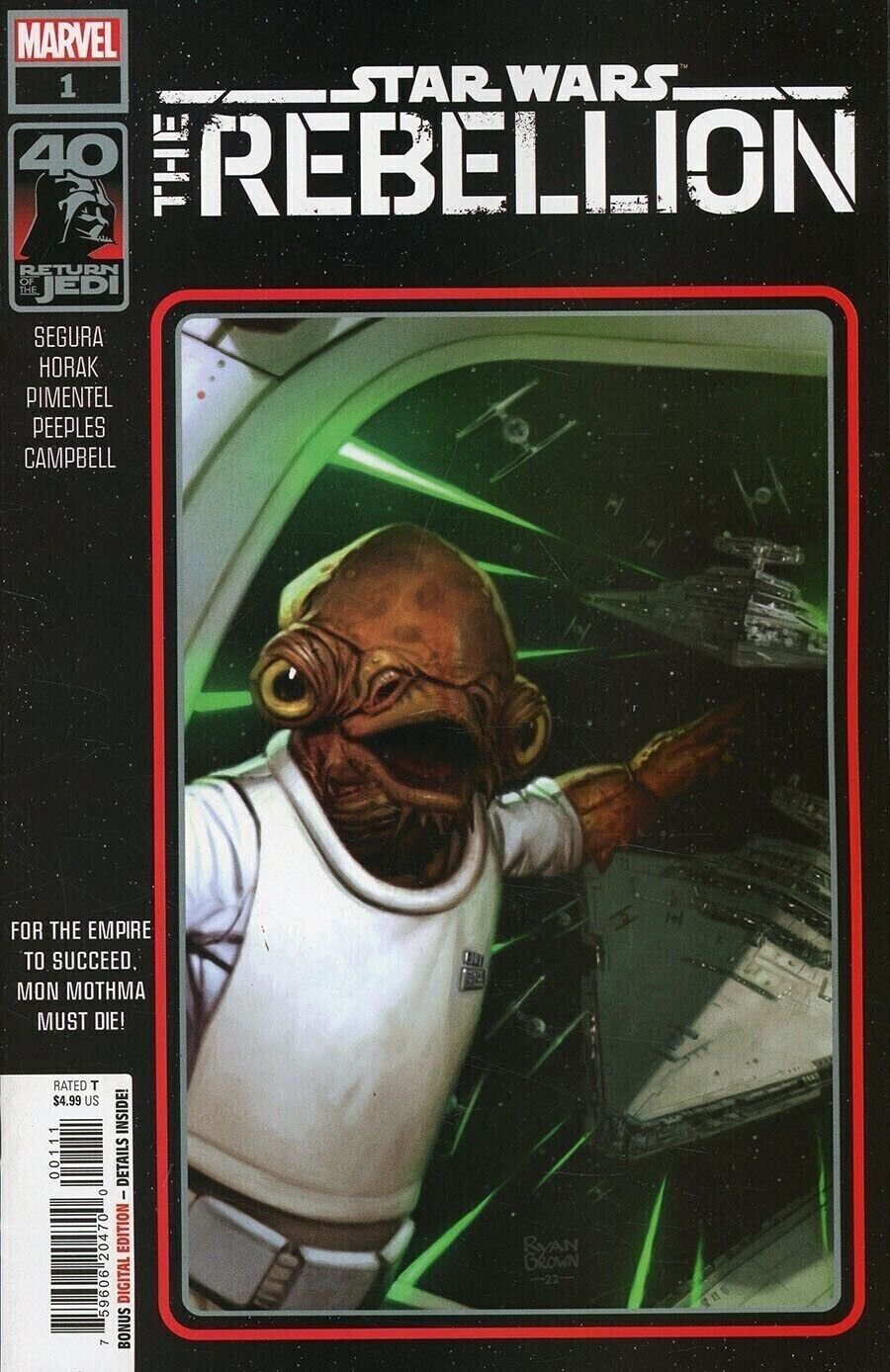 2023 Marvel Comics Star Wars The Rebellion #1