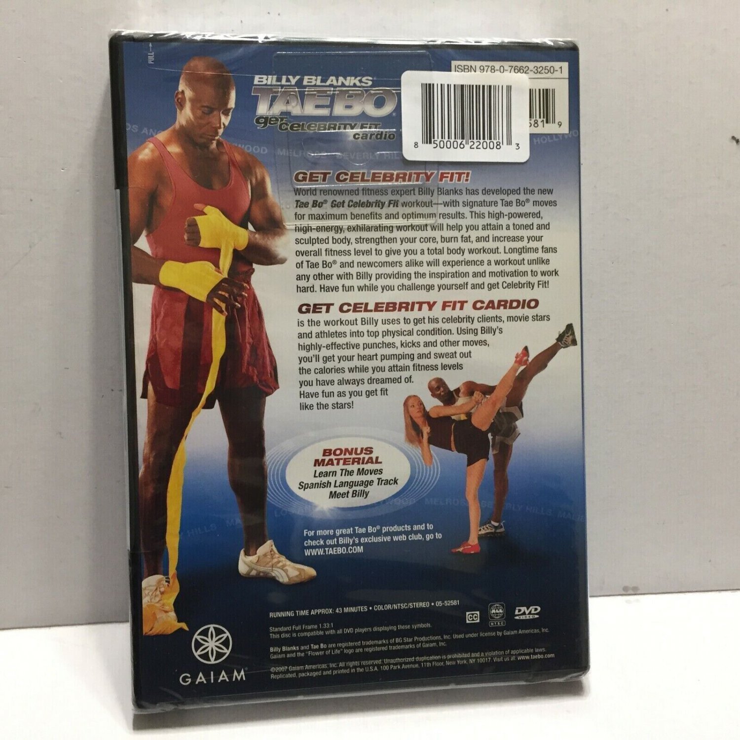 New Billy Blanks Taebo Exercise DVD Sealed